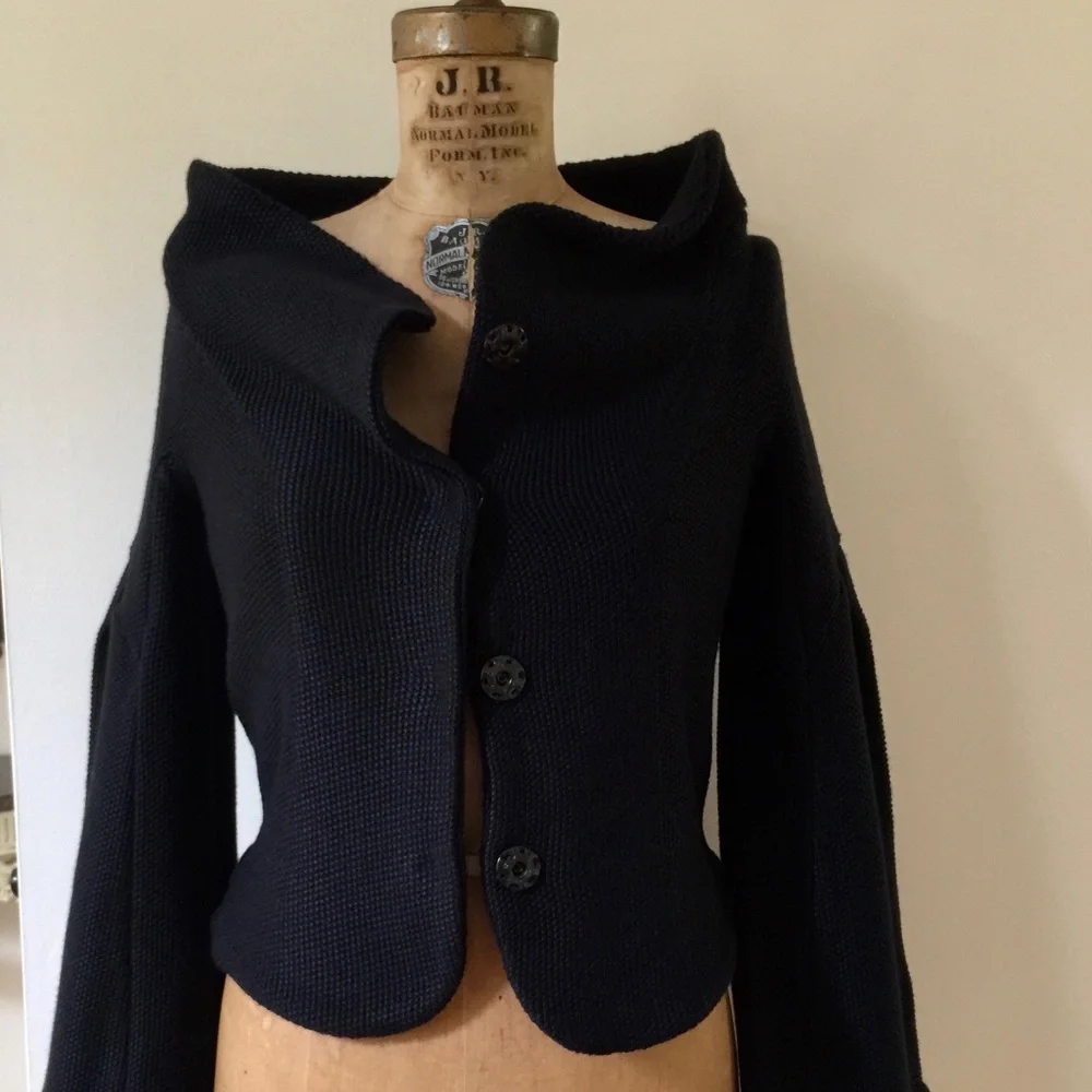 Couture Designer cardigan jacket knit blazer S